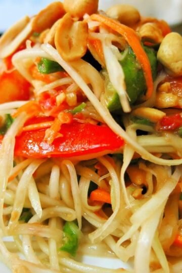 Vegan Thai Green Papaya Salad