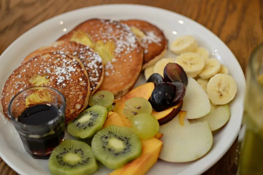 Vegan Pancakes at Mo-ja Cafe