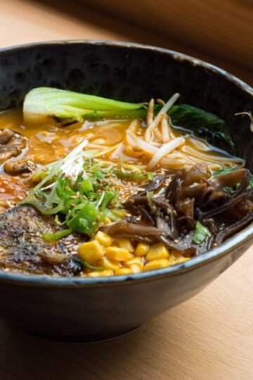 Vegan Ramen at Bon Fresh Ramen & Soba in Prague