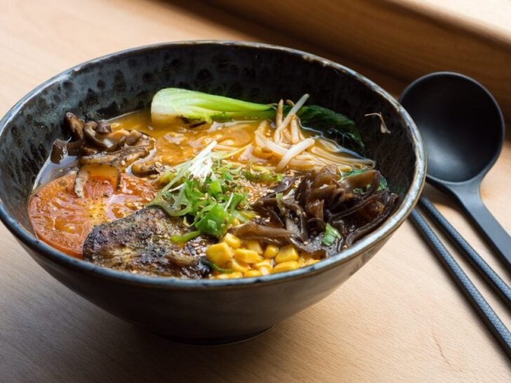 Vegan Ramen at Bon Fresh Ramen & Soba in Prague