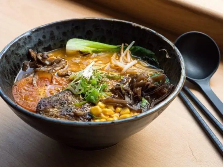 Vegan Ramen at Bon Fresh Ramen & Soba in Prague