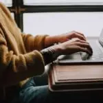 Woman on Computer