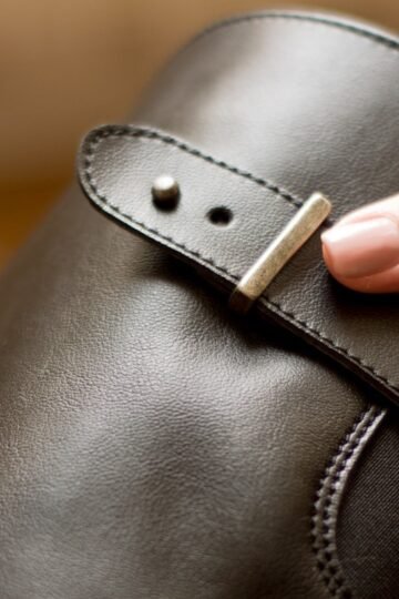 Will's Vegan Leather Riding Boots Detail