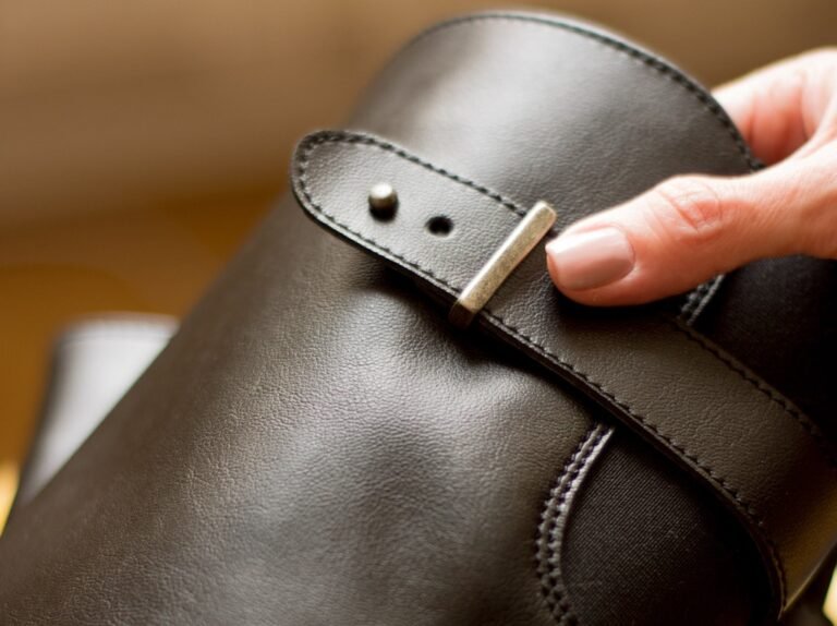 Will's Vegan Leather Riding Boots Detail