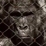 Animal Entertainment - Gorilla at a Zoo