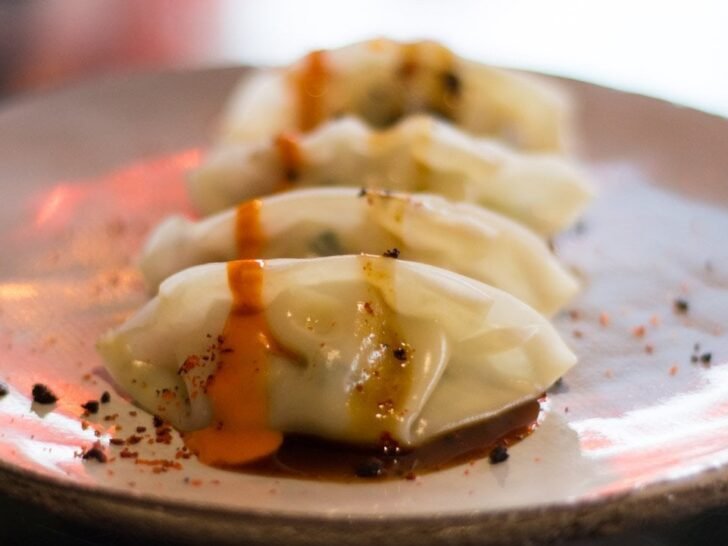 Vegan Dumplings at Secret Garden in Berlin Germany