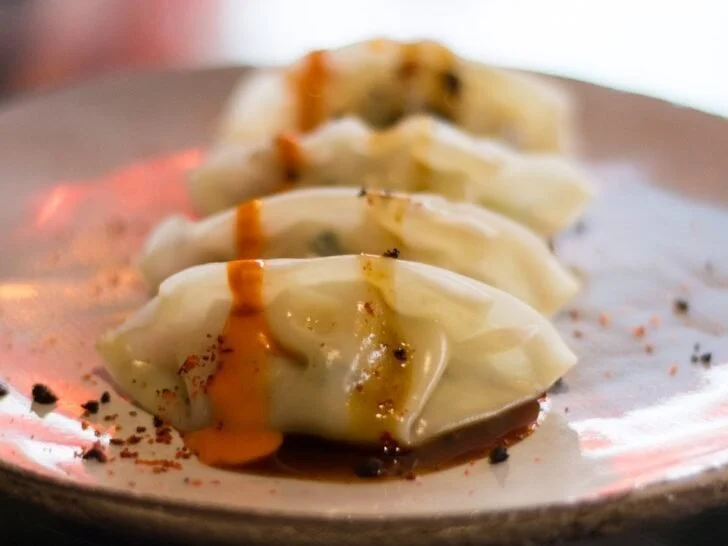 Vegan Dumplings at Secret Garden in Berlin Germany