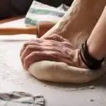 what is gluten - kneeding dough