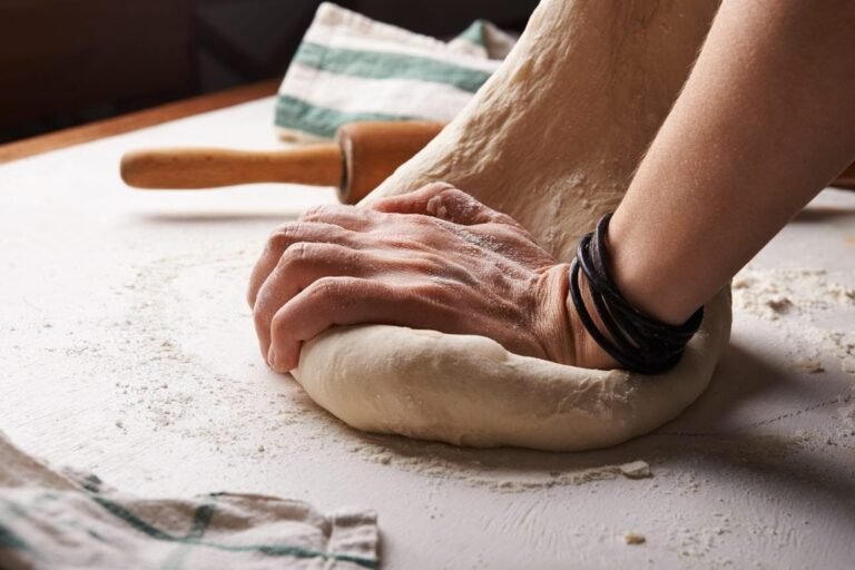what is gluten - kneeding dough