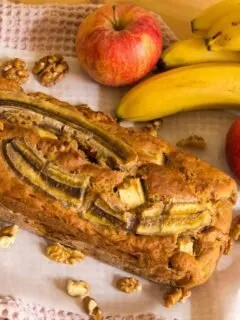 Vegan Apple Banana Bread