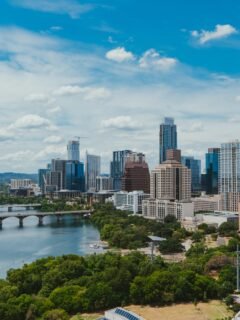 Austin Texas - vegan restaurants Austin - skyline