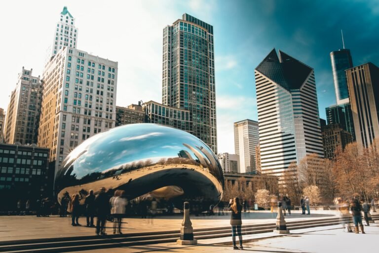 Chicago's Cloud Gate - Vegan Restaurants Chicago Guide