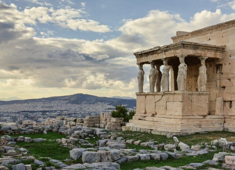 Acropolis Erechtheion in Athens Greece