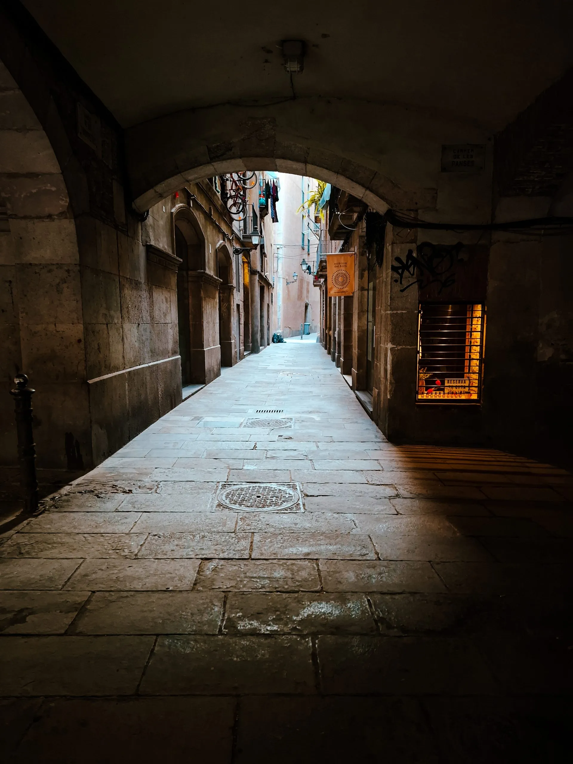 Alley in El Born Barcelona