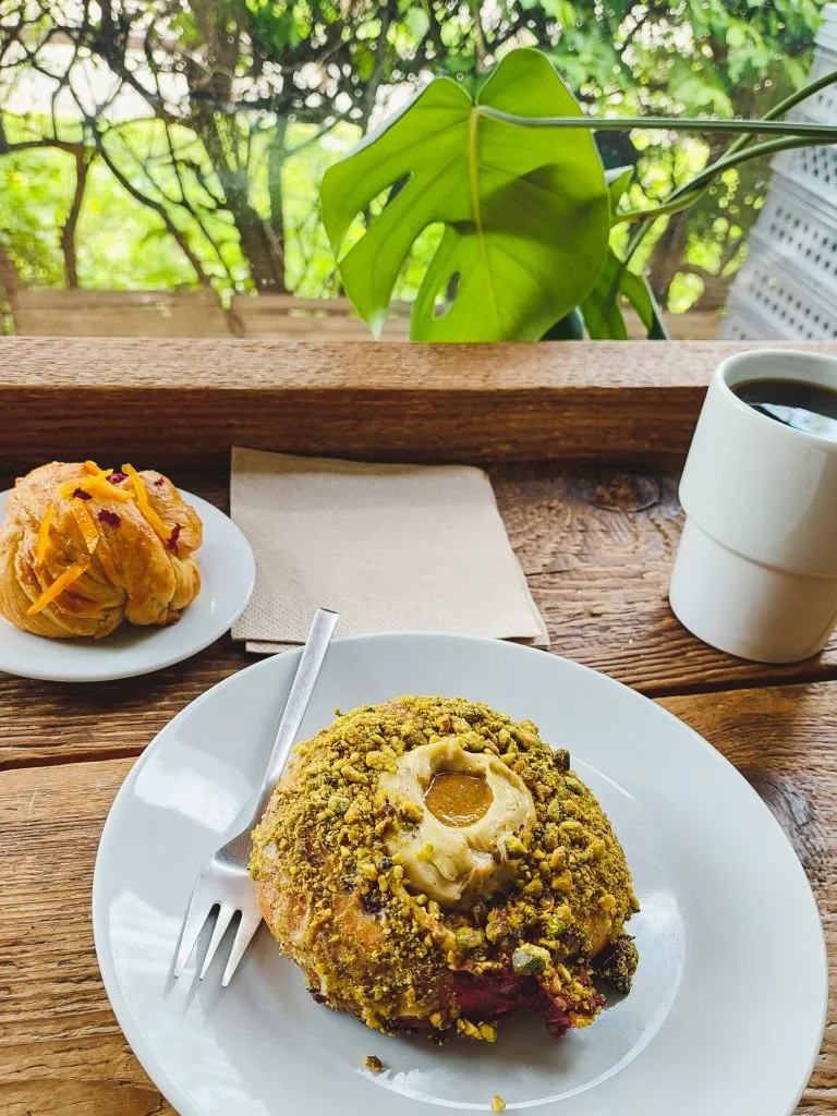 Vegan buns from Moki Cafe in Warsaw