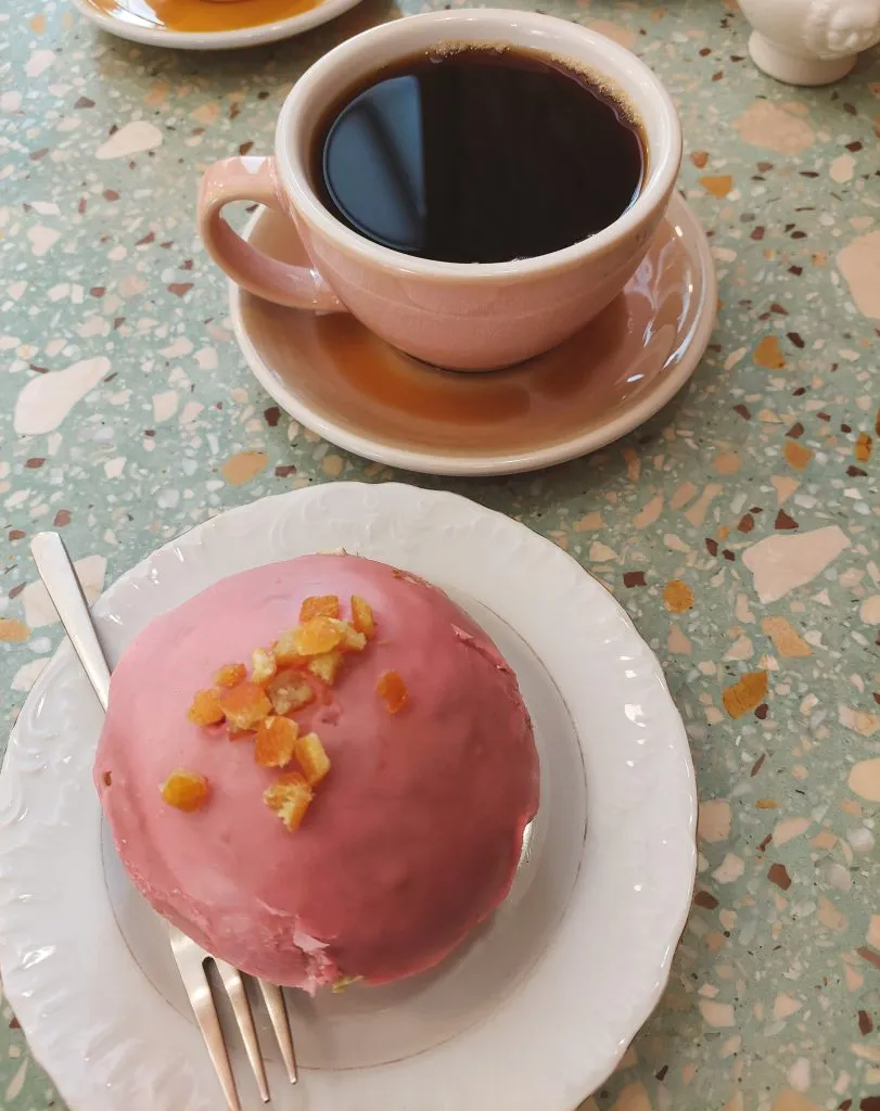 Vegan donut from BAJA Vegan Patisserie in Warsaw