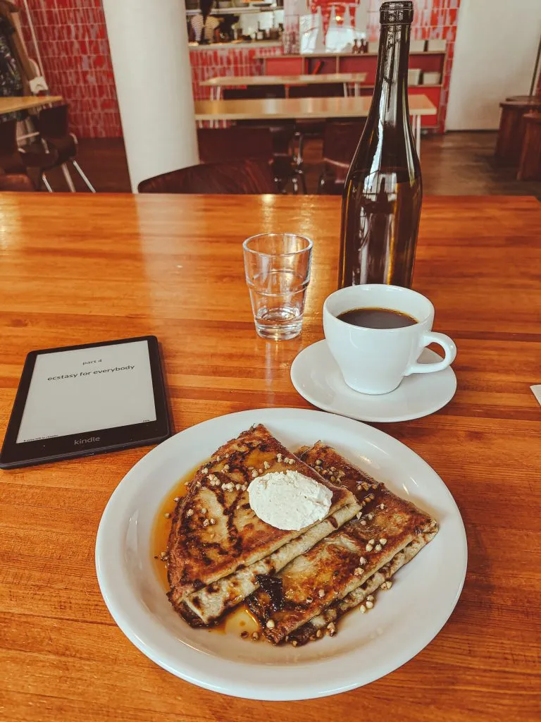 Vegan crepes from Lychees in Warsaw