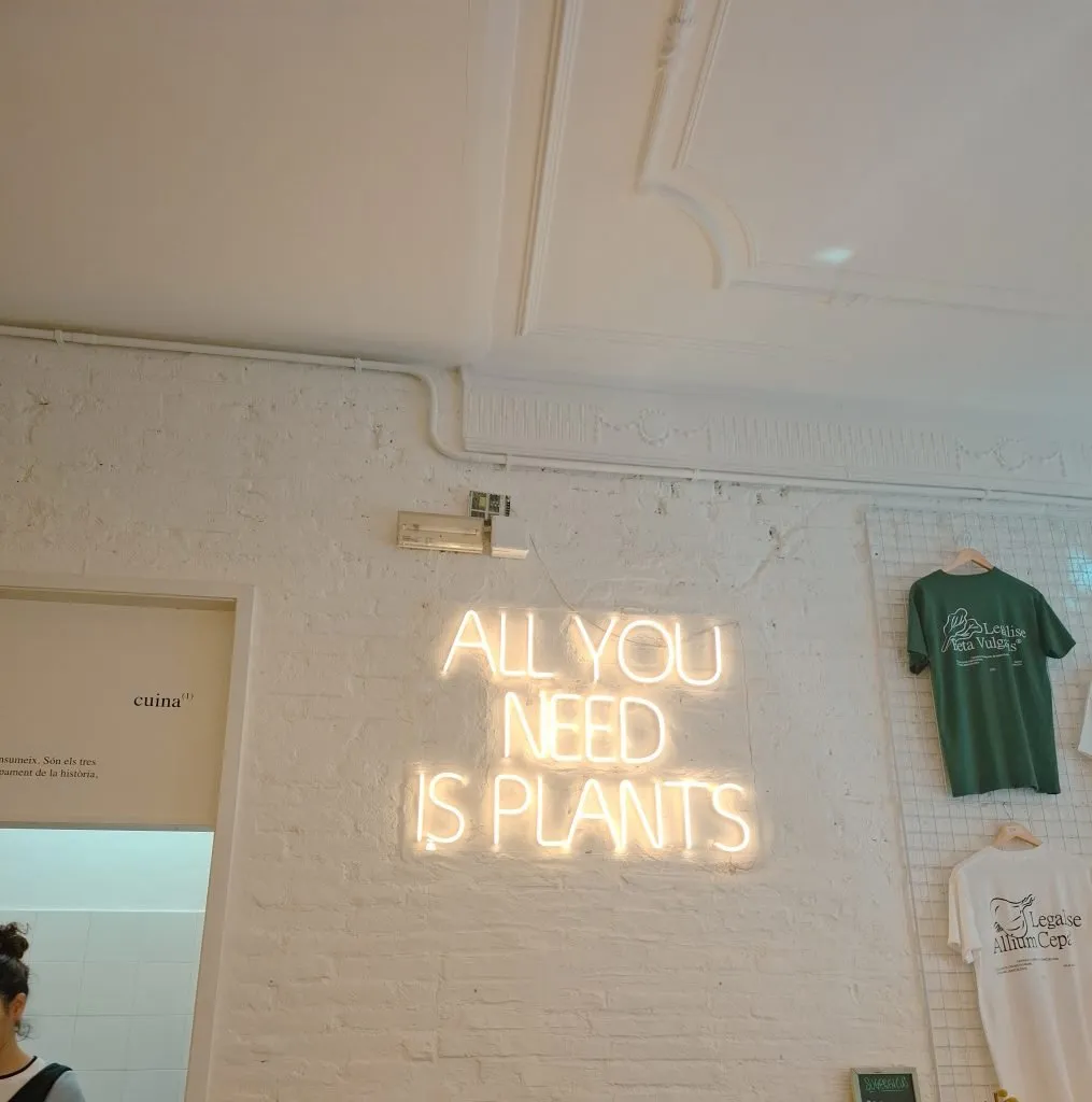 botànic vegan restaurant in gracia barcelona
