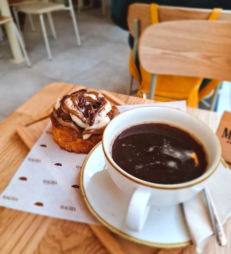Pecan Croissant from Magma Bakery Lab - Vegan Bakery in Barcelona