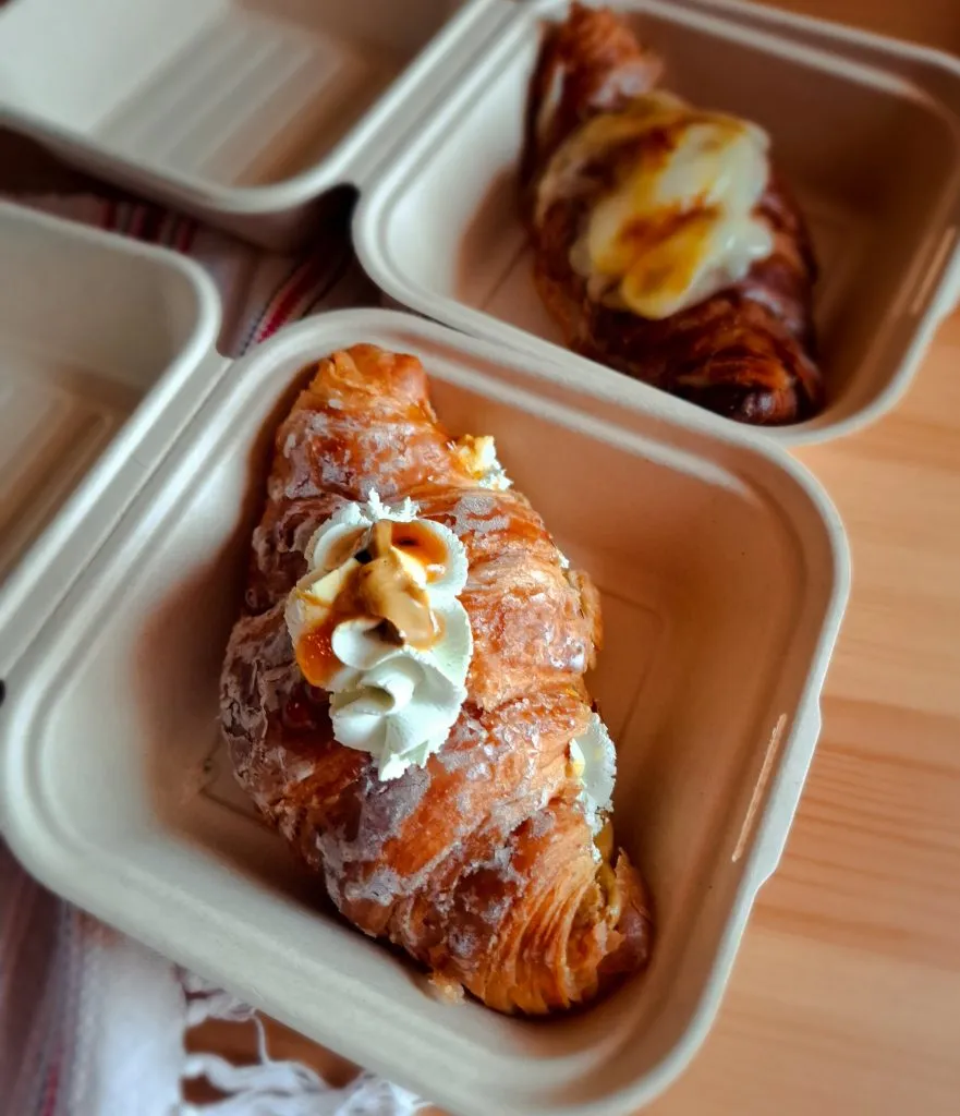 vegan croissant from debby's goodv eggie food