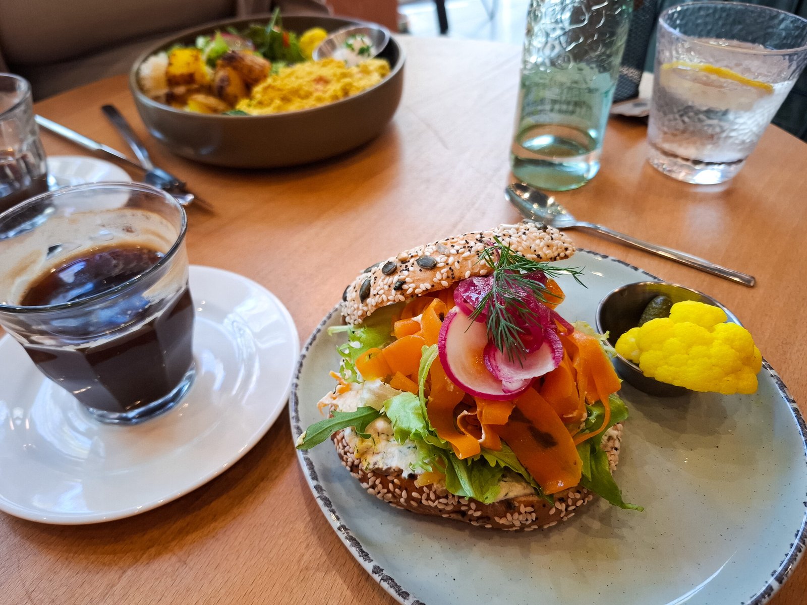 Barcelona's Morgentau vegan bagel for brunch