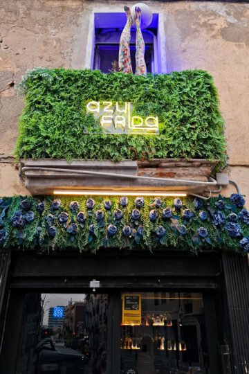 Azul Frida Restaurant exterior in Barcelona