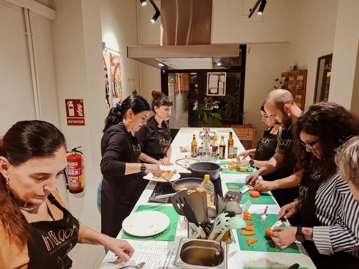 In Bloom Vegan Cooking School in Barcelona