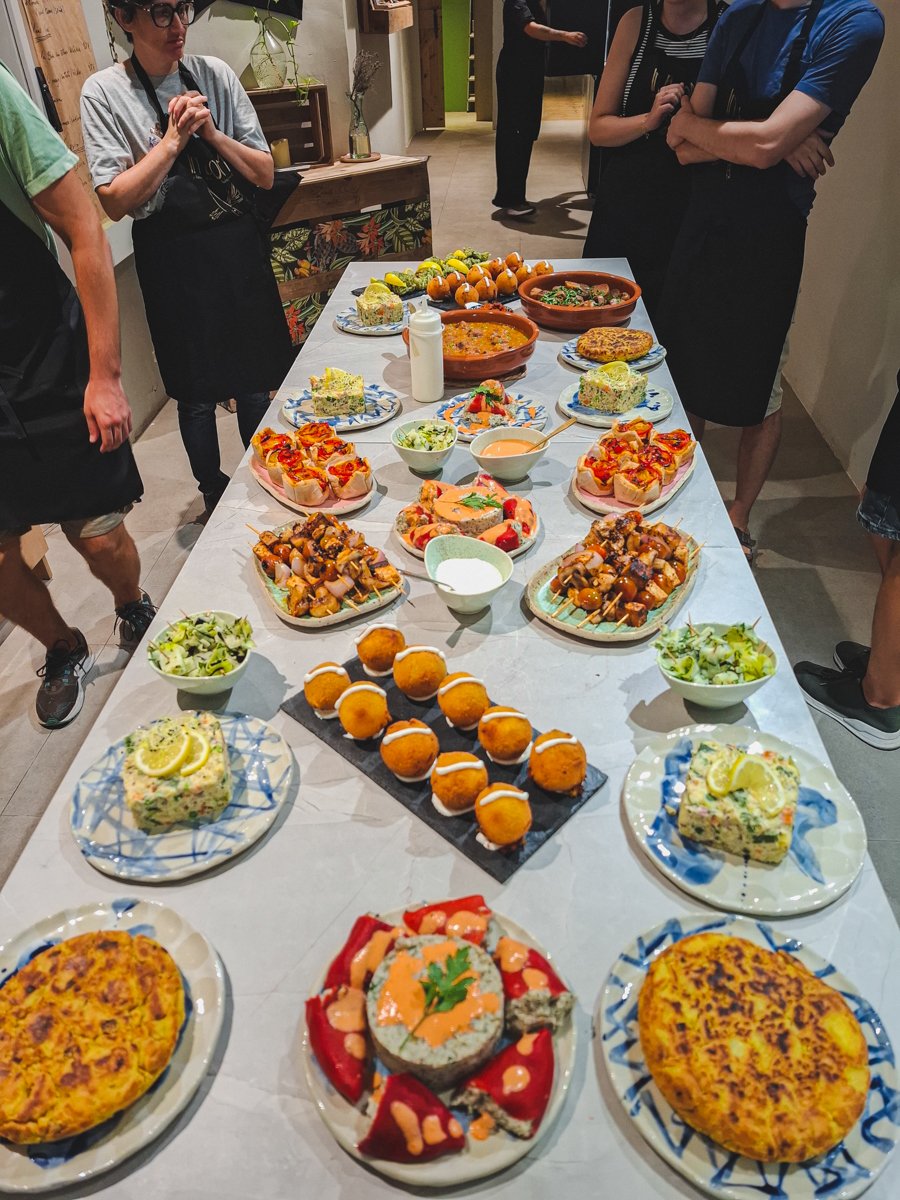 The best Mediterranean Tapas class at In Bloom
