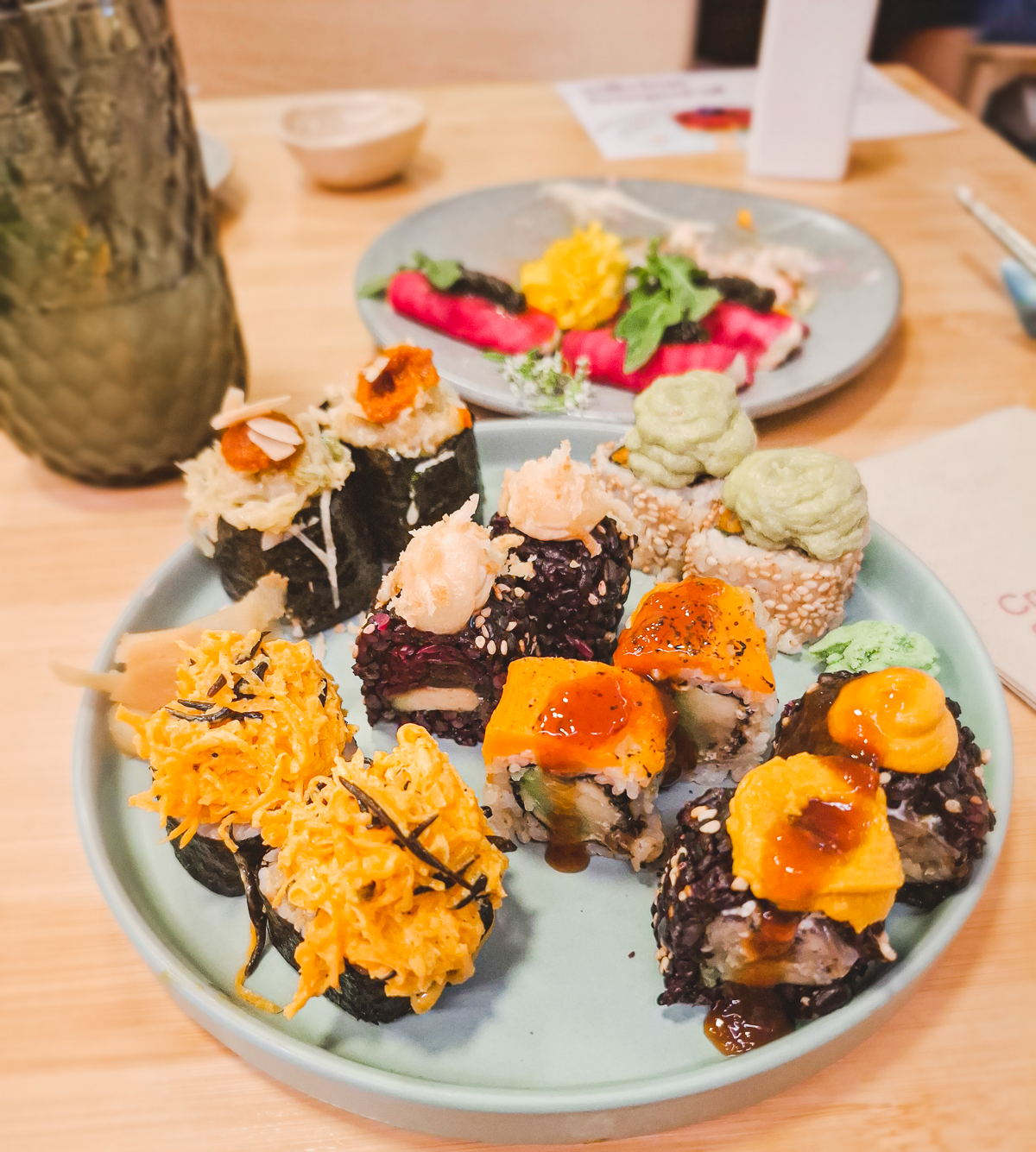Veganashi Vegan Sushi Restaurant in Barcelona - vegan sushi
